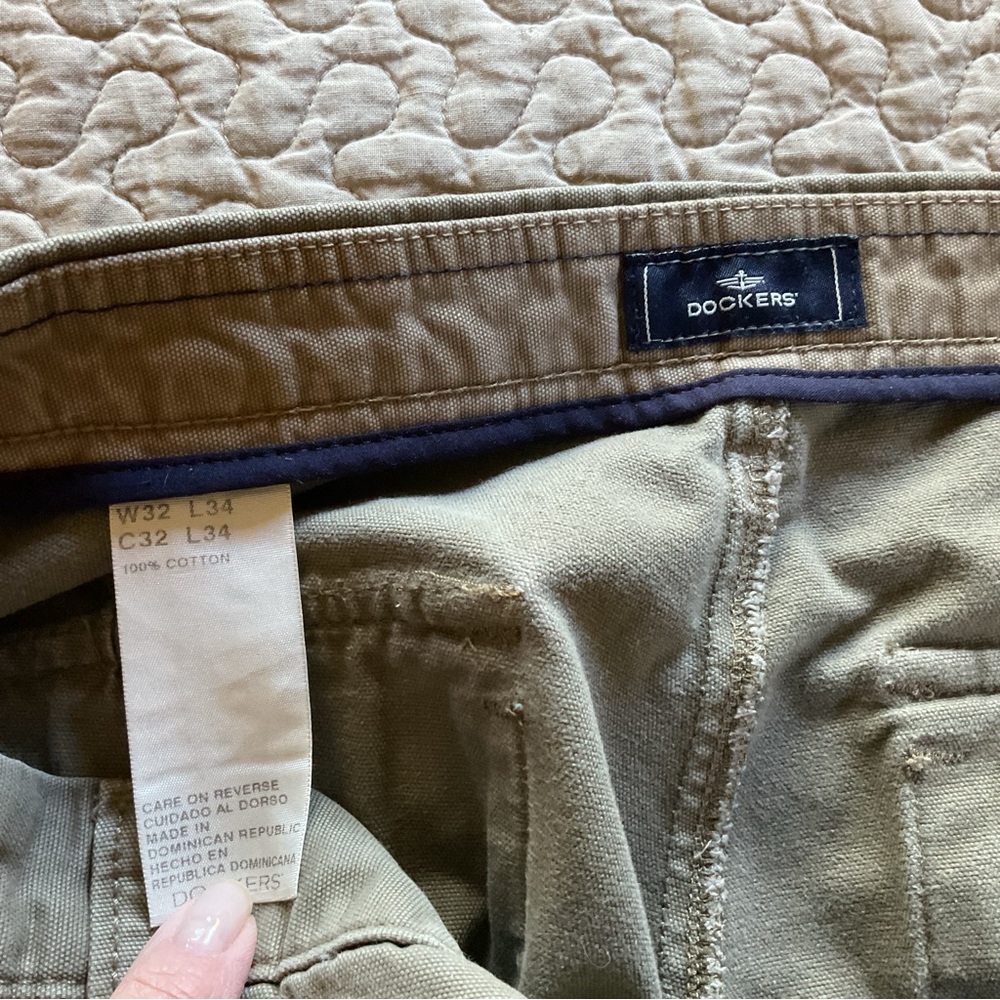 Dockers Men's Cargo Pants 32-34 100% Cotton - Picture 3 of 6